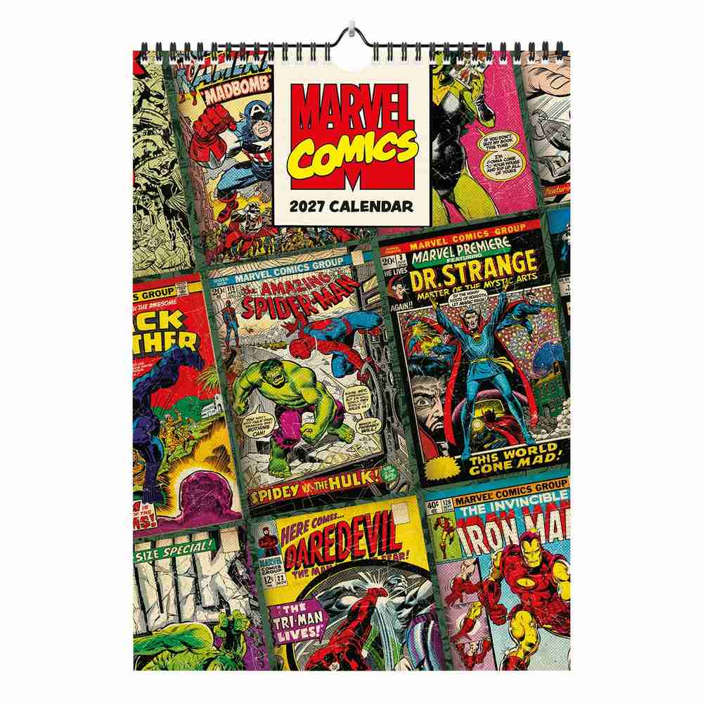 Grupo Erik Marvel - Marvel Covers 2027 A3 Calendar - Multicolours